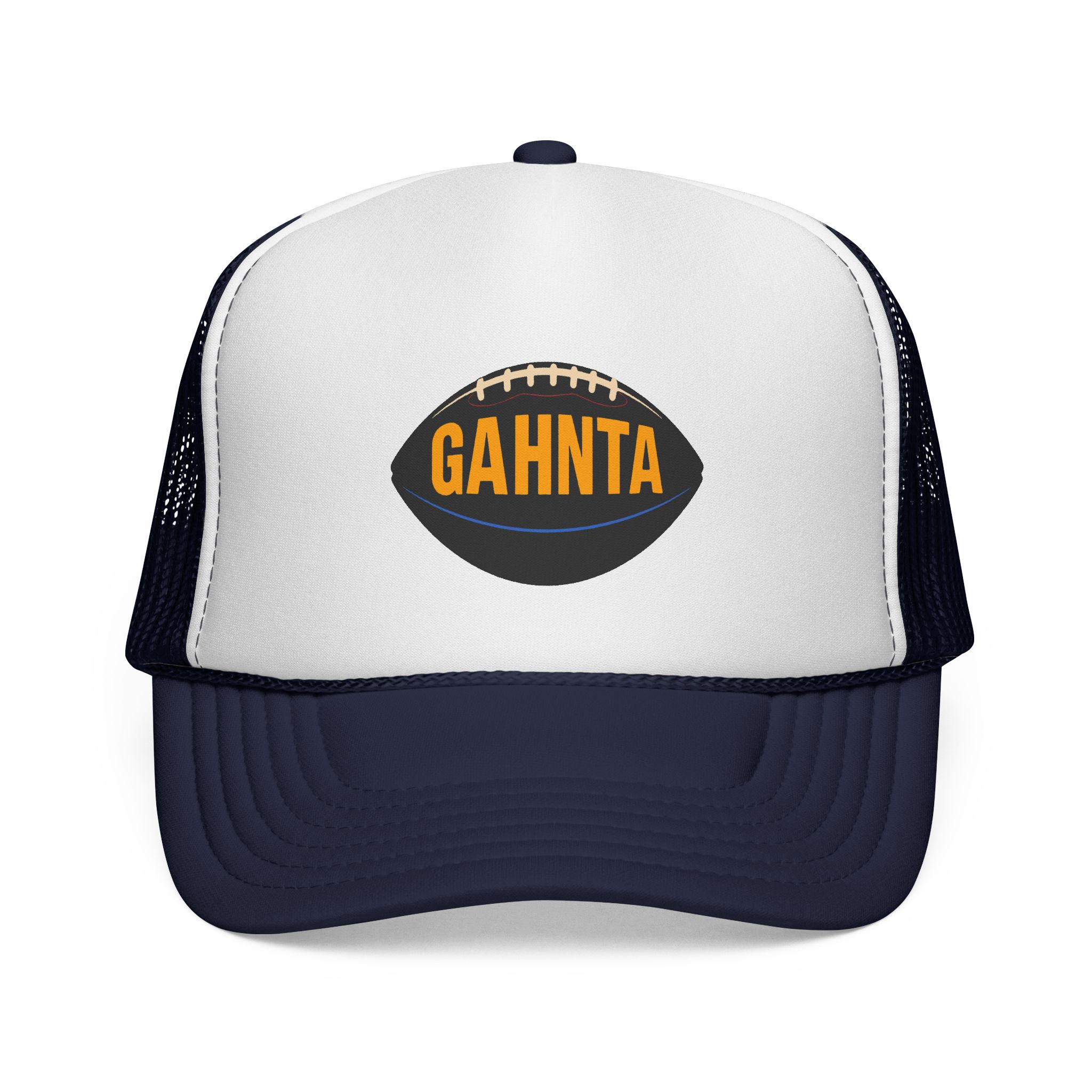 GAHNTA Football Classic Trucker Cap with bold Pittsburgh Football logo