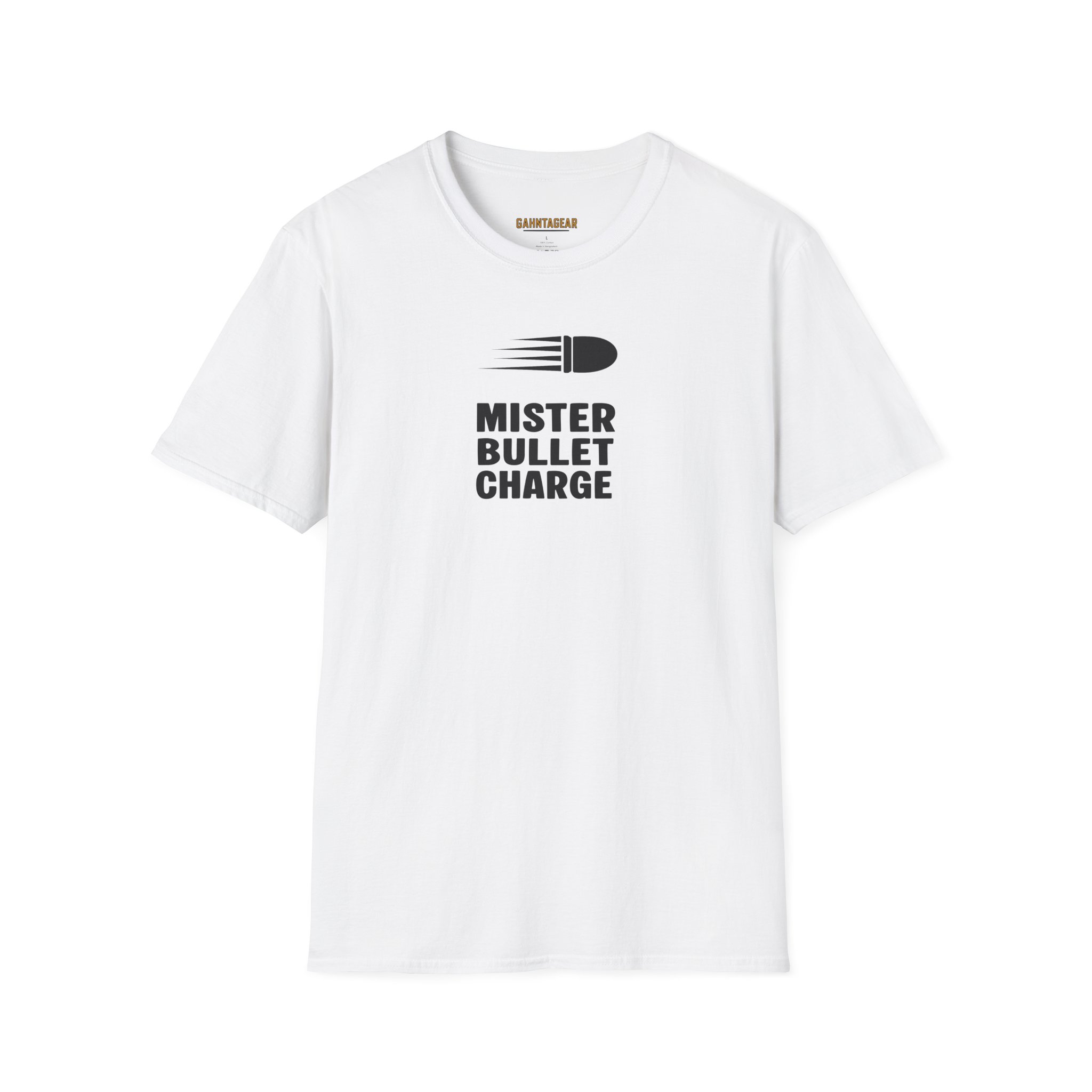 MISTER BULLET CHARGE Classic Tee with bold Pittsburgh Yinzer lettering