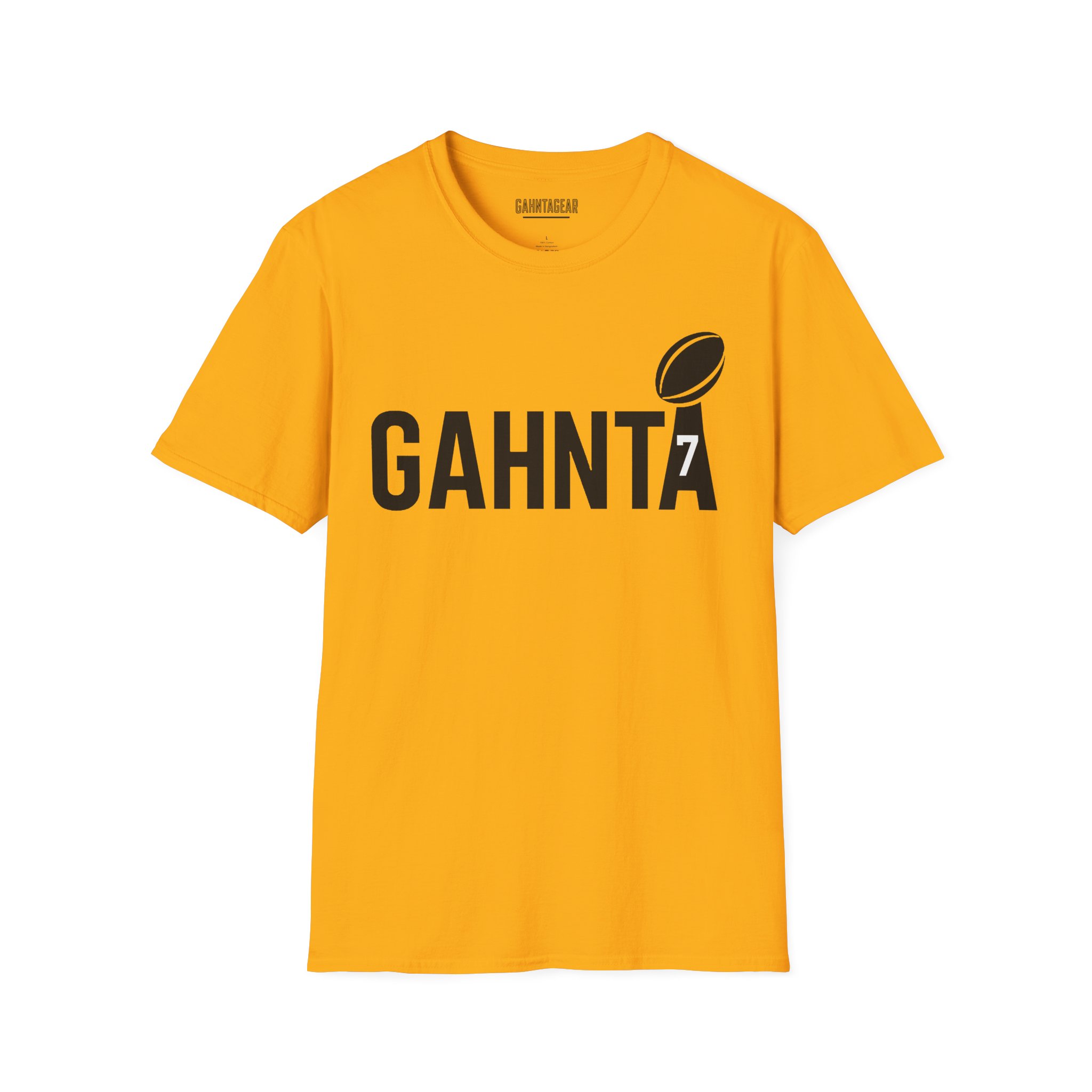 GAHNTA 7 Trophy Classic Tee with bold Pittsburgh Yinzer lettering