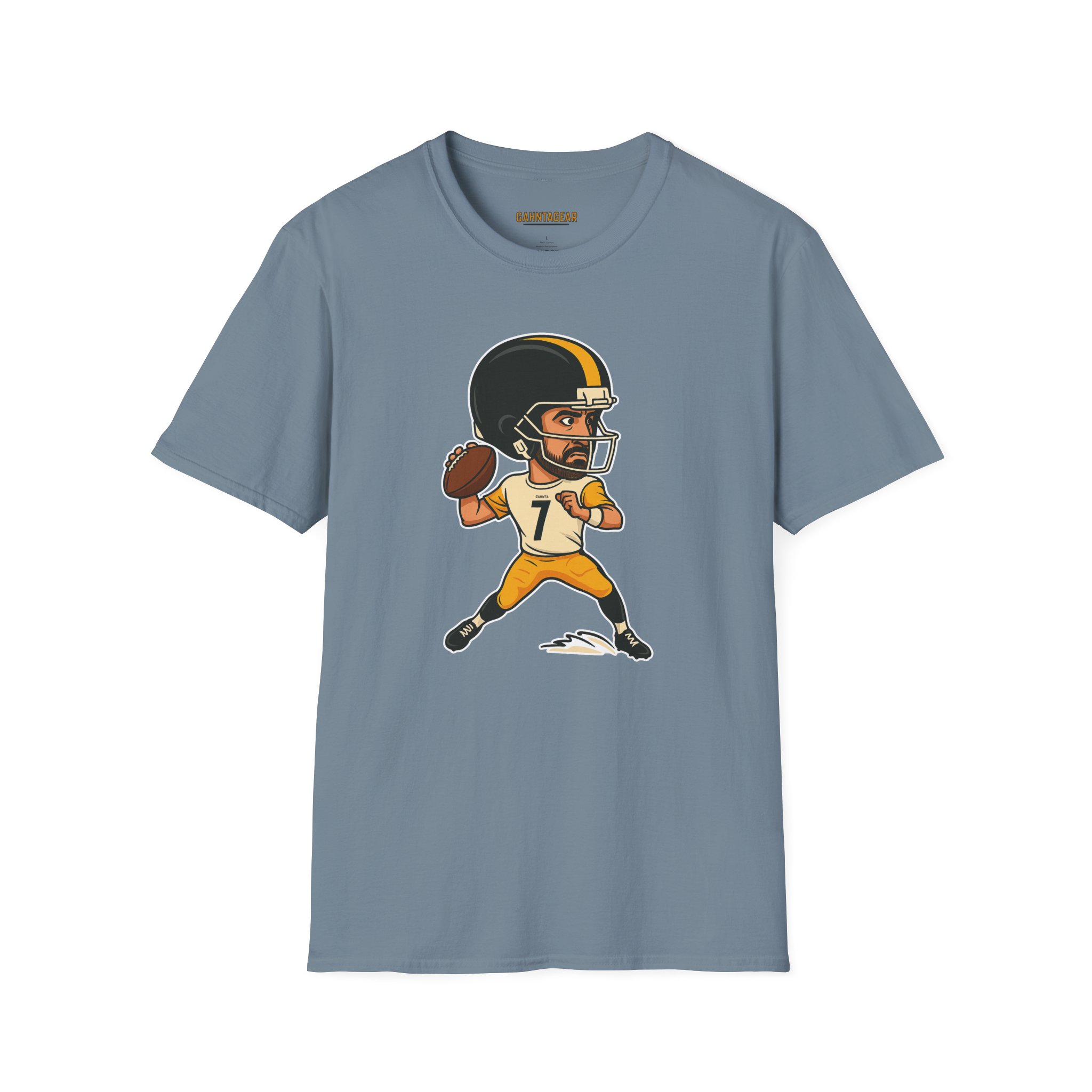 GAHNTA AR BIG HEAD Classic Tee with bold Pittsburgh Yinzer lettering