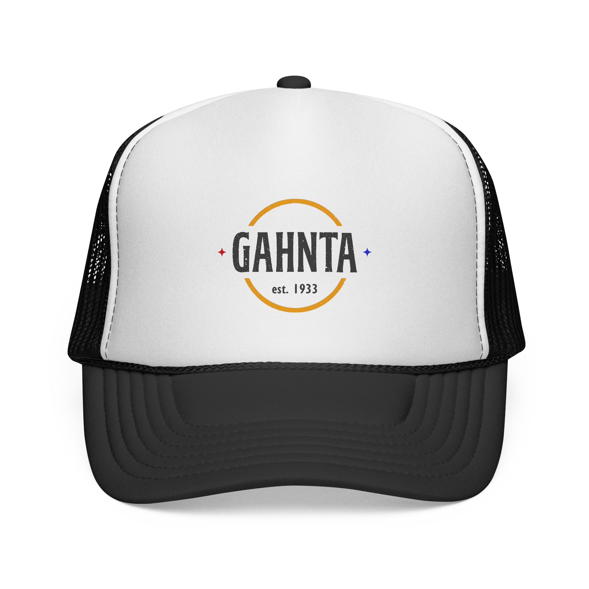 GAHNTA Circle 1933 Classic Trucker Cap with bold Pittsburgh 1933 logo