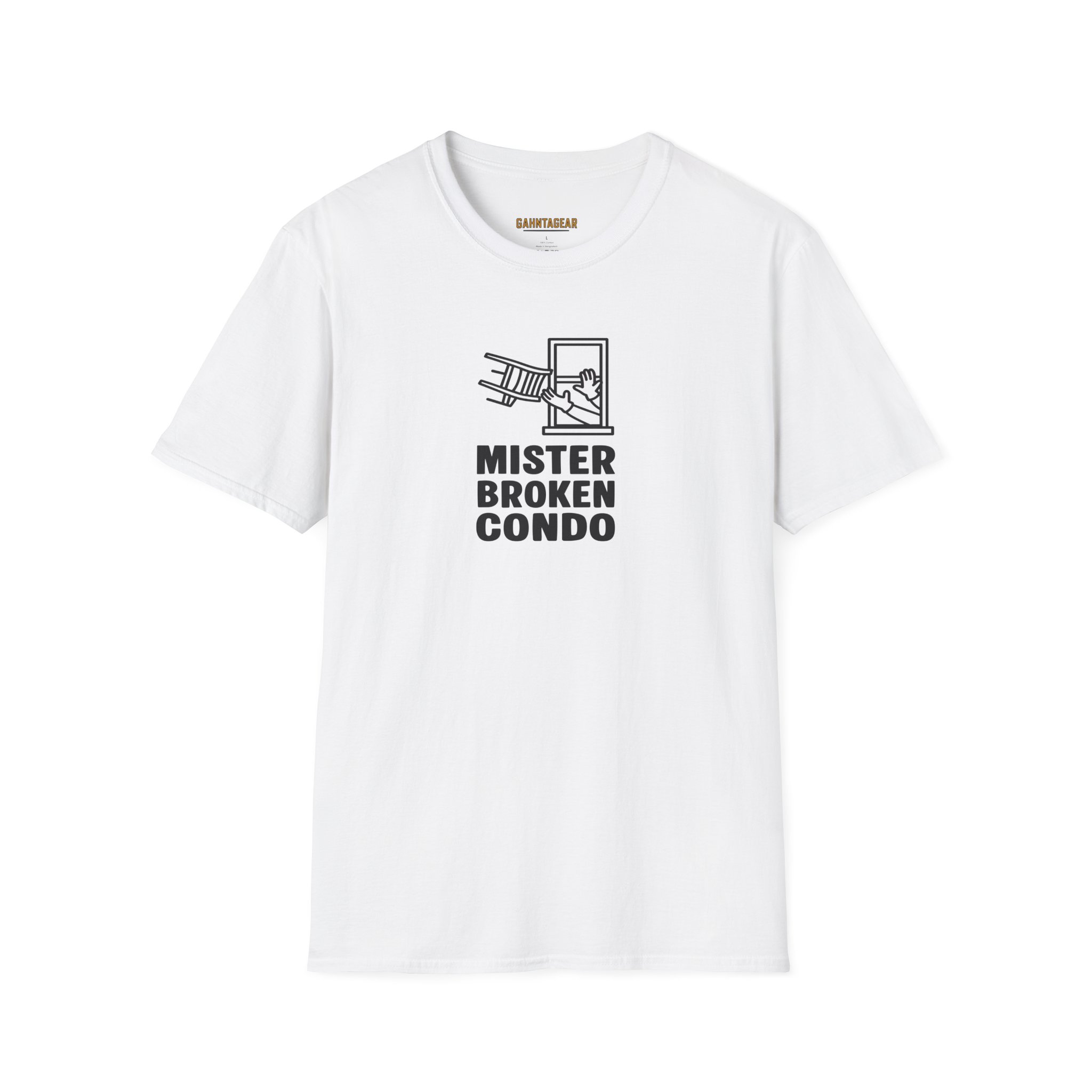 Mister Broken Condo Classic Tee with bold Pittsburgh Yinzer lettering