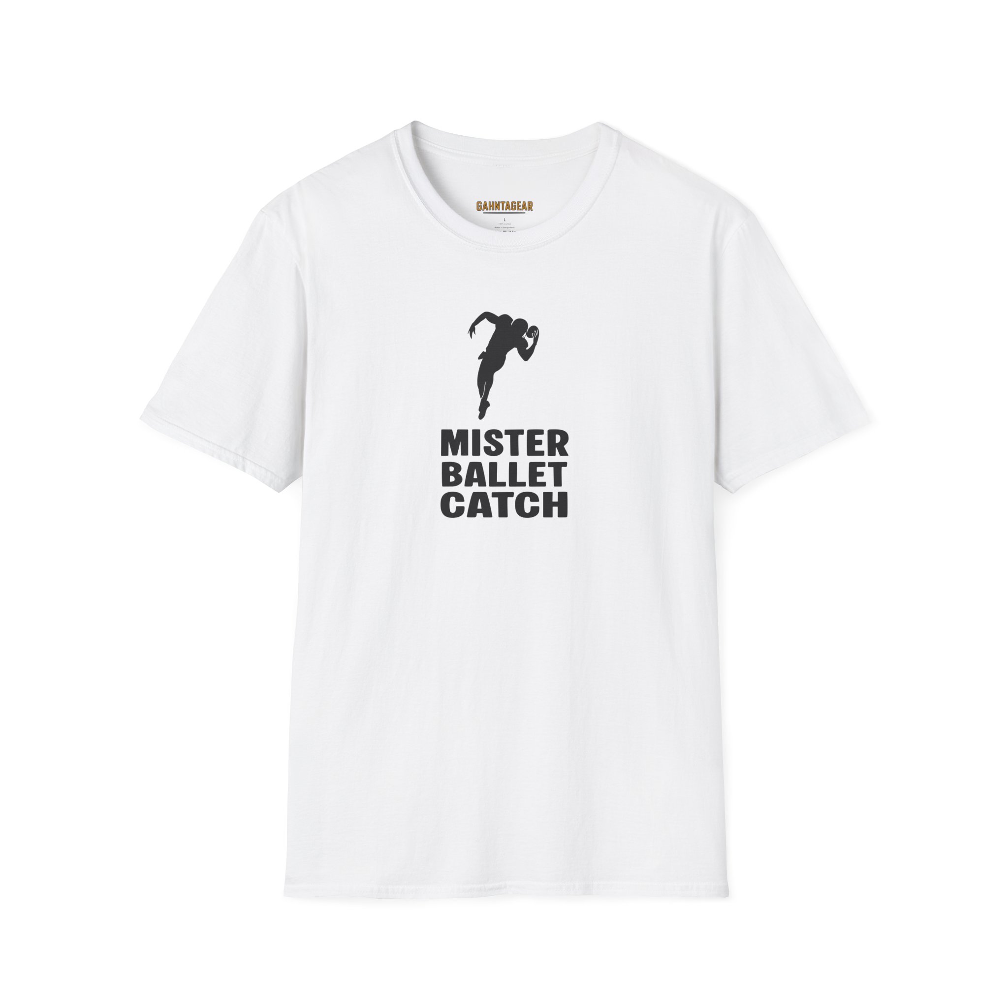 MISTER BALLET CATCH Classic Tee with bold Pittsburgh Yinzer lettering