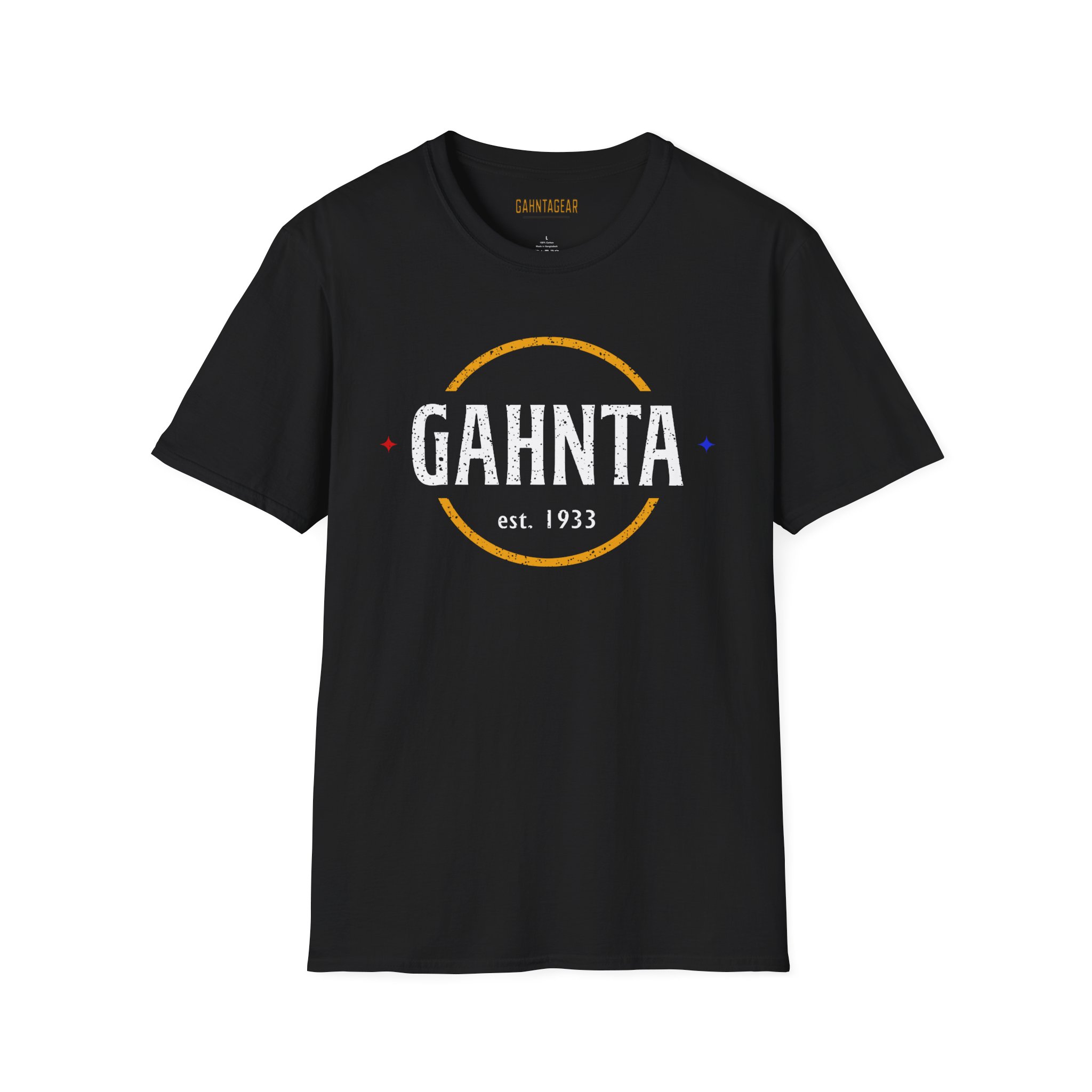 GAHNTA Circle 1933 Classic Tee with bold Pittsburgh Yinzer lettering