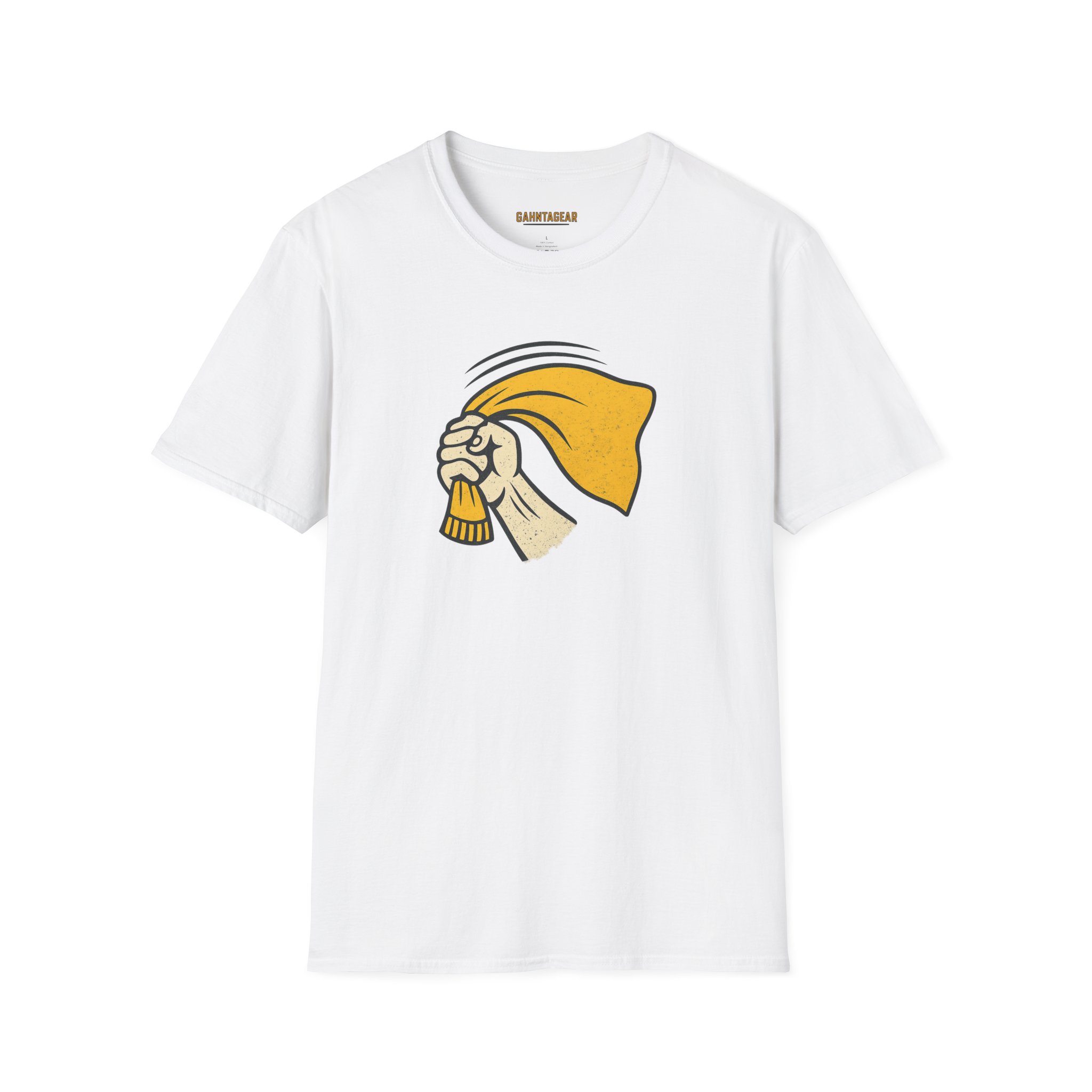 Hand Twirling Towel Classic Tee with bold Pittsburgh Yinzer lettering
