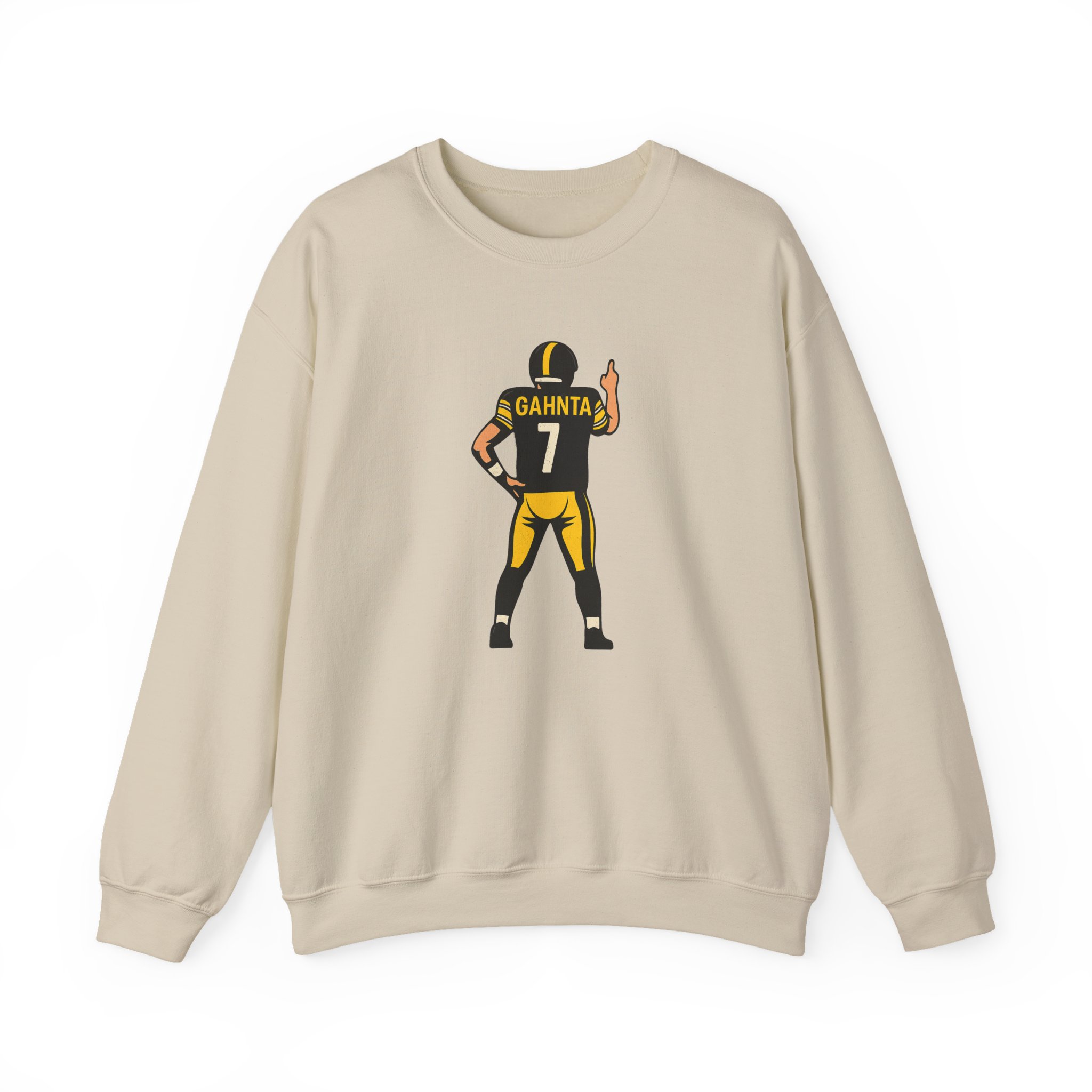 GAHNTA FIRST DAHN Vintage Sweatshirt with Pittsburgh Yinzer style