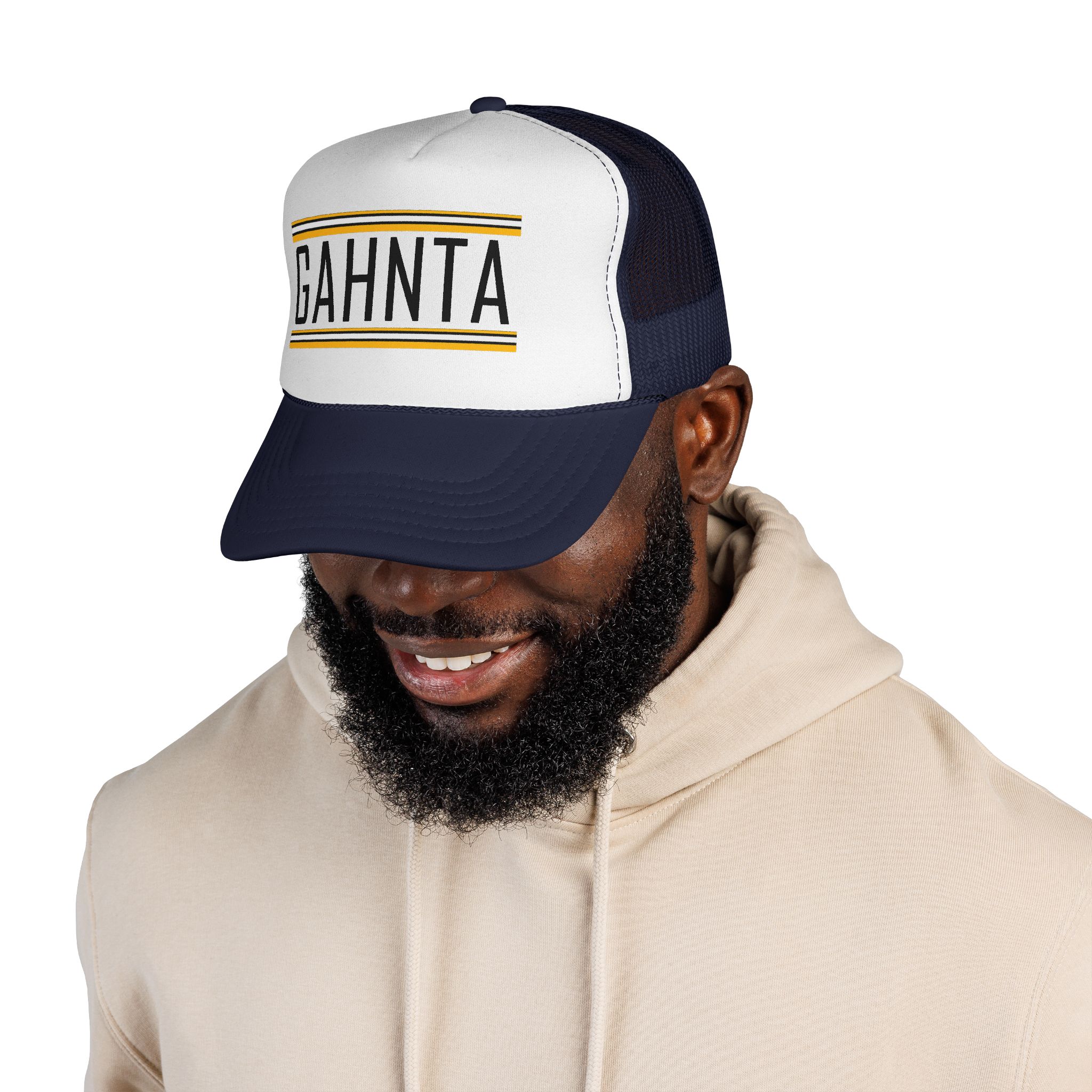 GAHNTA Stripes Trucker Cap - Image 5