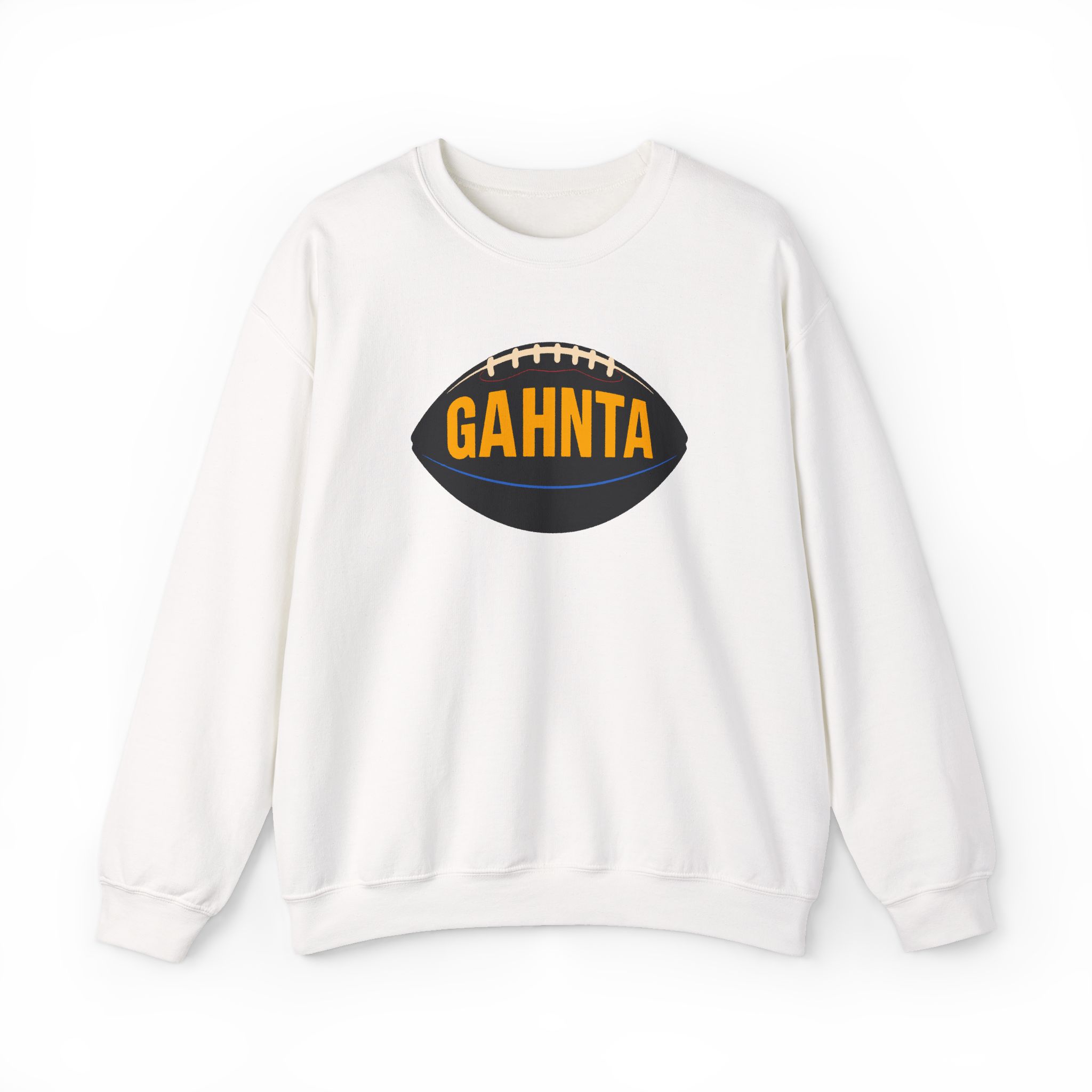 GAHNTA Football Vintage Sweatshirt with Pittsburgh Yinzer style