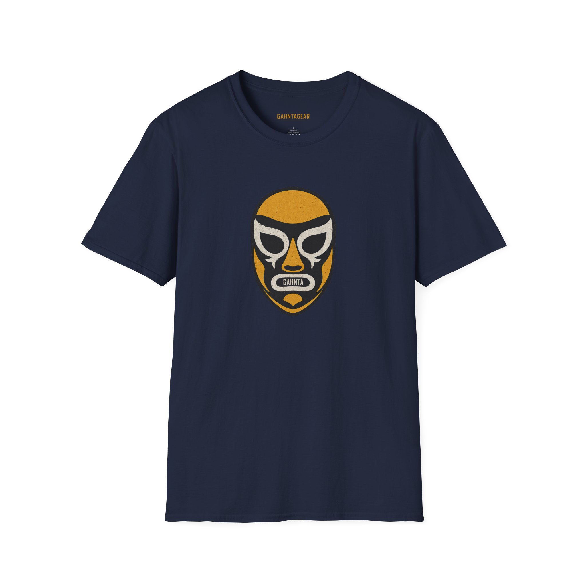 GAHNTA Luchador Mask Classic Tee with bold a Pittsburgh Yinzer mask logo and text