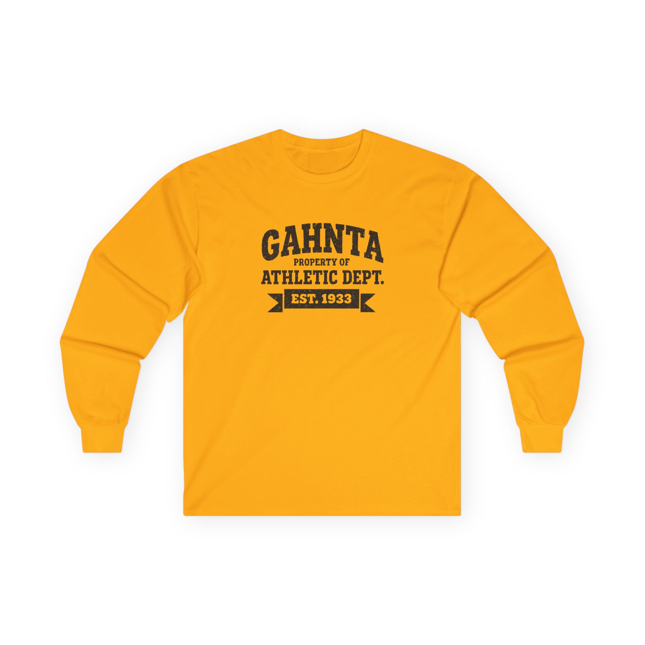 GAHNTA Athletic Dept Long Sleeve Classic Tee with Pittsburgh appeal
